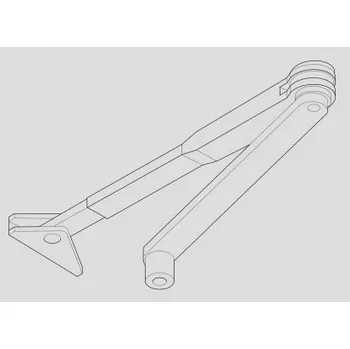 Zavírač dveří Rameno s aretací GEZE TS 2000/4000 stříbrné