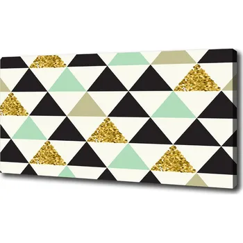 Obraz Foto obraz na plátně Barevné trojúhelníky