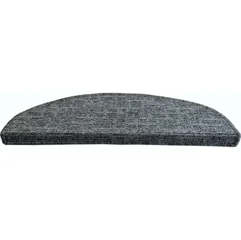 Koberec Vopi Nášlapy na schody Alassio modrošedé půlkruh, samolepící - 24x65 půlkruh (rozměr včetně ohybu) - 1 rok na vrácení + DOPRAVA ZDARMA k Vám i zpět