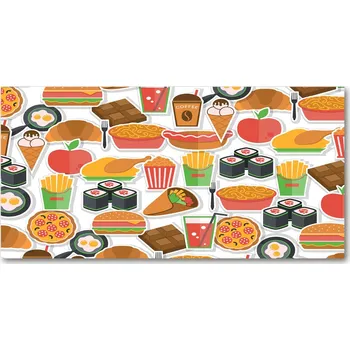 Obraz Foto obraz skleněný horizontální Fast food