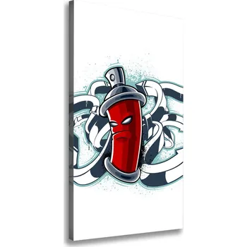 Obraz Vertikální Vertikální Foto obraz na plátně do obýváku Graffiti
