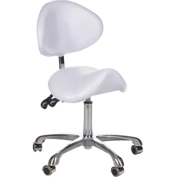 Nábytek do ordinace Beauty system Kosmetická židle s opěradlem BY-3004 bílá