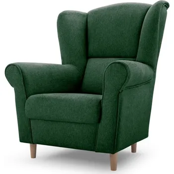 Křeslo Křeslo Ušák Varezza - tmavě zelené