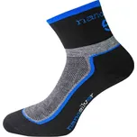 nanosilver Cyklo ponožky se stříbrem + Coolmax černé/modré 47-49