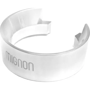 Příslušenství k mlýnku Eureka trychtýř na filtr, 57–58,55mm, s výkrojem, stříbrný