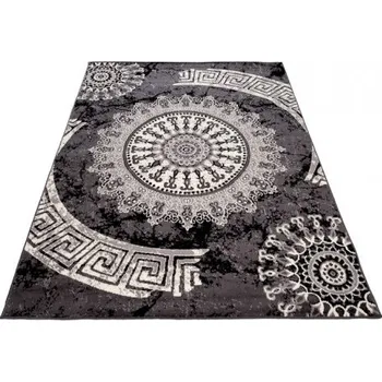 Koberec Makro Abra Kusový koberec CHEAP K870A tmavě šedý Rozměr: 70x150 cm