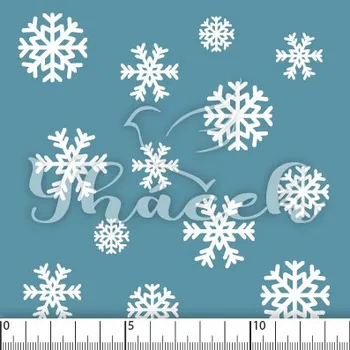 Kočárkovina, Bílé vločky na světle modré