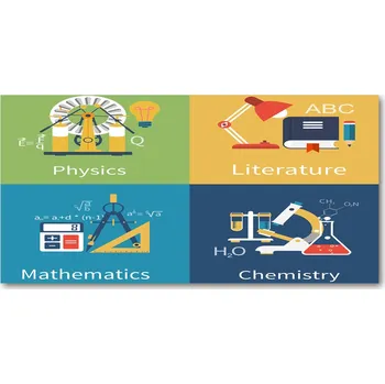 Obraz Foto-obraz fotografie na skle Školní předměty
