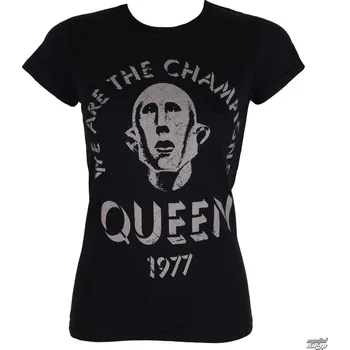 Tričko metal dámské Queen - We Are The Champions - ROCK OFF - QUTS16LB - S