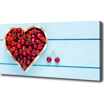 Obraz Foto obraz na plátně Srdce z višně