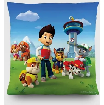 Polštář Dekorační polštář TLAPKOVÁ PATROLA SPOLU 40 X 40 CM CN 3136