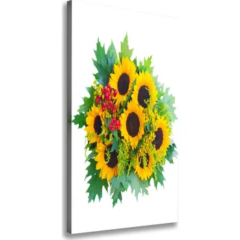 Obraz Vertikální Foto obraz na plátně Kytice slunečníků