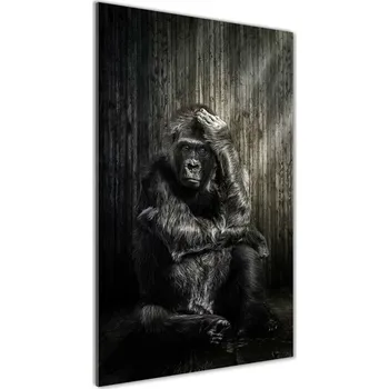 Obraz Vertikální Fotoobraz skleněný na stěnu do obýváku Gorila