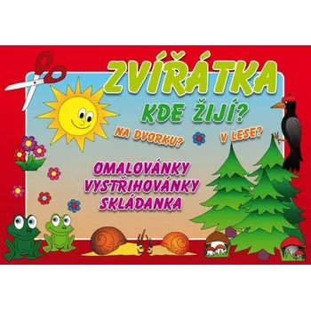 omalovánky Zvířátka - Kde žijí?