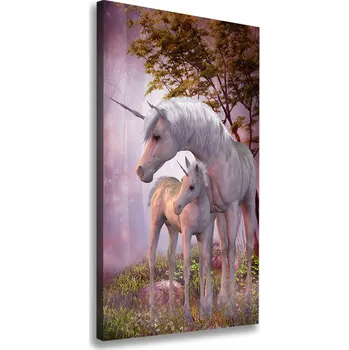 Obraz Vertikální Vertikální Foto obraz na plátně do obýváku Jednorožec