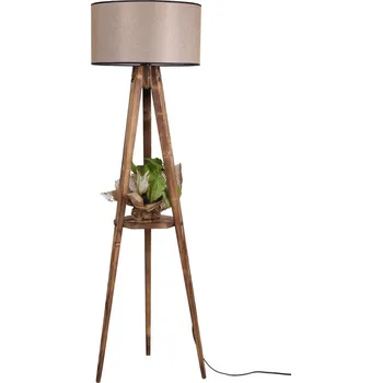 Stojací lampa Stojací lampa Sehbali IV 153 cm hnědá/hnědá