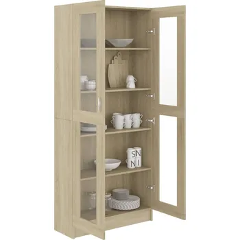 Knihovna Prosklená knihovna 82,5 x 30,5 x 185,5 cm