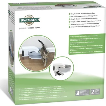 Toaleta pro kočku Petsafe Simply Clean Automatic Litter Box 63,5 x 47,6 x 24,8 cm bílý/šedý