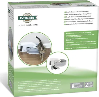 Toaleta pro kočku Petsafe Simply Clean Automatic Litter Box 63,5 x 47,6 x 24,8 cm bílý/šedý