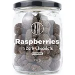 BrainMax Pure® Raspberries in Dark Chocolate, Lyofilizované maliny v hořké čokoládě, 185 g Mrazem sušené maliny obaleny vrstvou hořké čokolády