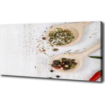Obraz Foto obraz na plátně Zelenina a koření