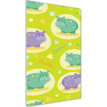 Obraz Vertikální Foto obraz sklo tvrzené Hroši