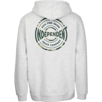 Pánská mikina INDEPENDENT mikina - SFG Concealed Hood Athletic Heather (ATHLETIC HEATHER)