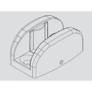 Příslušenství k oknu Podlahové vedení skla, nastavitelné, NIRO