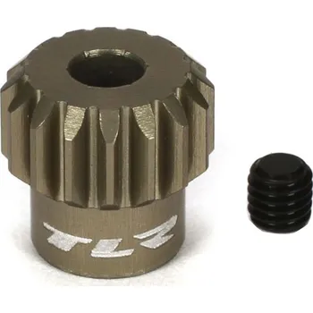 RC vybavení TLR pastorek 16T 48DP 3.17mm hliník