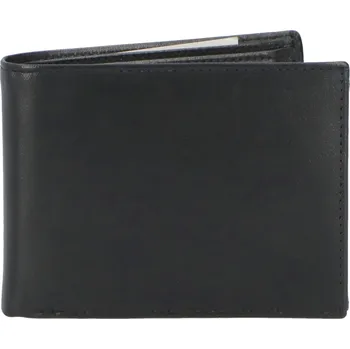 Peněženka Pánská kožená peněženka černá - Tomas Ivanou černá
