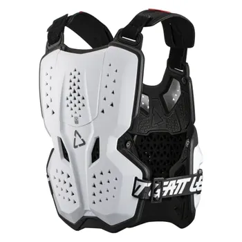 Motocyklový chránič hrudi a pátěře LEATT (2022/2023) CHRÁNIČ HRUDNÍKU 3,5 BÍLÝ BUZER