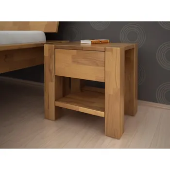 Noční stolek Bukový noční stolek Aruba