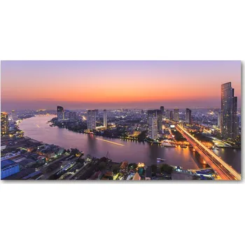 Obraz Fotoobraz na skle Západ Bangkok