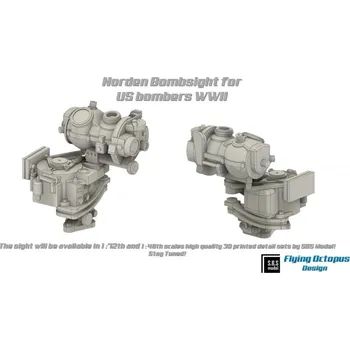 Plastikový model S.B.S model 1/48 Norden Bombsight for US Bombers WWII (2 pcs.)