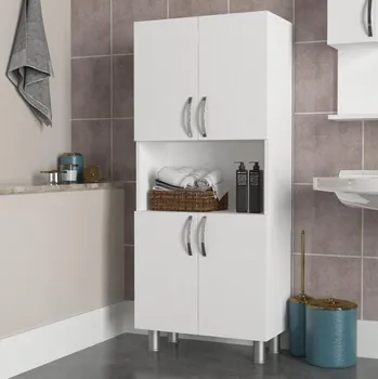 Nábytek Casarredo Skříňka do koupelny 4D VRBAS bílá