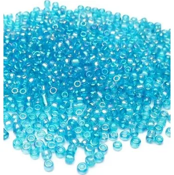 Dětské navlékací korálky Korálky/rokajl průhledný modrá > (10/0) Ø2,3mm(sáček 50g)