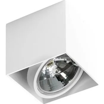 Stropní přisazené bodové svítidlo Azzardo Alex white AZ1359 QR111 G53 1x50W IP20 12V 13,2 cm bílé