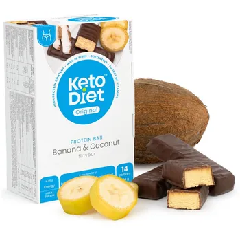 Keto dieta KetoDiet Proteinové tyčinky 14 ks 7 porcí