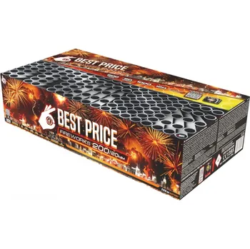 Zábavní pyrotechnika Klásek Pyrotechnics Best Price Wild Fire kompaktní ohňostroj 20 mm 200 ran