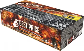 Zábavní pyrotechnika Klásek Pyrotechnics Best Price Wild Fire kompaktní ohňostroj 20 mm 200 ran