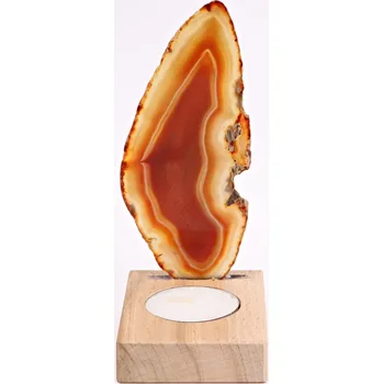 Svícen Magieprirody.cz Achátový svícen plát 12 cm - Top kvalita #419