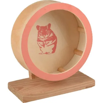 Kolotoč FLAMINGO Sat Danco dřevěný růžový 14,5cm