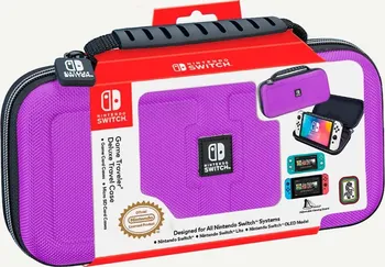 Obal na herní konzoli BigBen Interactive Deluxe pro Nintendo Switch fialové