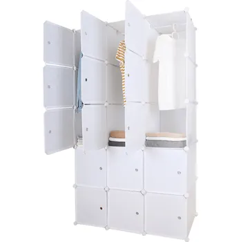 Šatní skříň Tempo Kondela Climber (bílá)