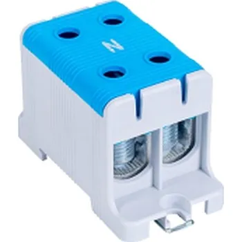 Tracon FLEAL-95/2K Rozvodná svorka, montáž na DINlištu a na povrch, modrá 16-95mm2, max. 1000VAC/1500VDC, max.245A (Tracon FLEAL-95/2K)