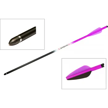 Lukostřelba Goodgoods karbon fialový 9mm 22" 1ks