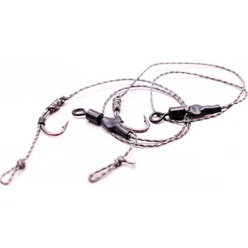 Extreme Tackle Ashima hotové návazce - Ground-hog zelený + C420 č.6 2ks