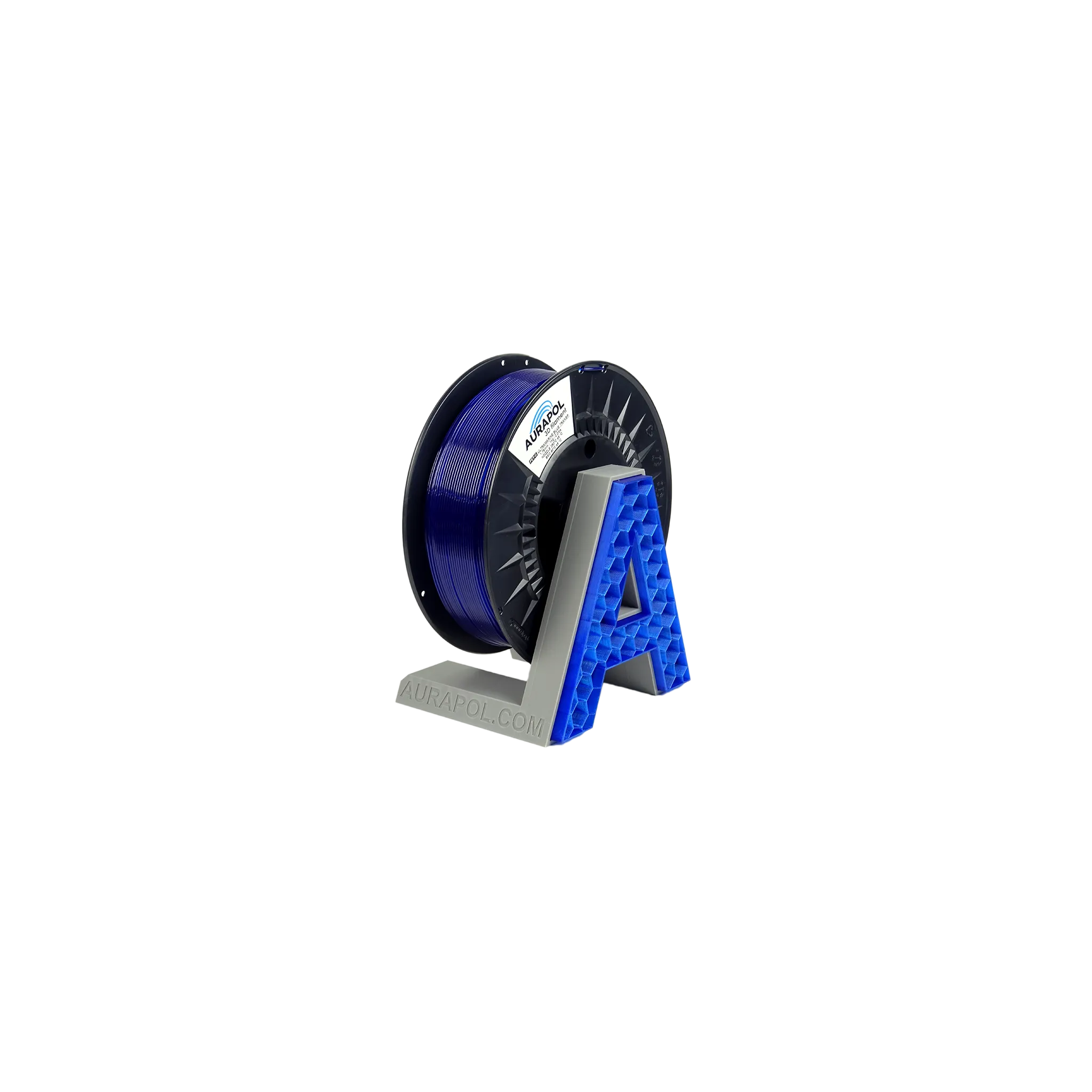 Fotografie 1 - Filament Aurapol PET-G Filament 1,75 mm 1 kg Ultramarine Blue Transparent