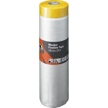 Lepicí páska Maskovací páska s fólií ROXOLID 140 cm x 25 m