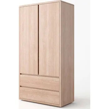 Šatní skříň Buková šatní skříň LOUISIANA 2D z masivu Barevné provedení: Eben